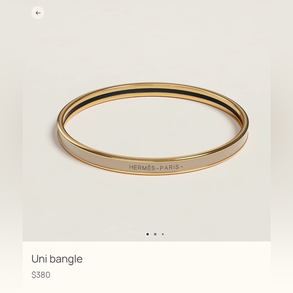 Hermès Gold Bracelet